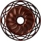 Ekena Millwork Loera Ceiling Medallion (Fits Canopies up to 6 1/4"), 26 5/8"OD x 4 1/2"ID x 1 3/8"P, Antique Copper CM26LOACS - alternate 1